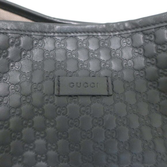 Gucci Microguccissima Joy Tote Black Leather Large Shoulder Bag - Picture 3 of 12